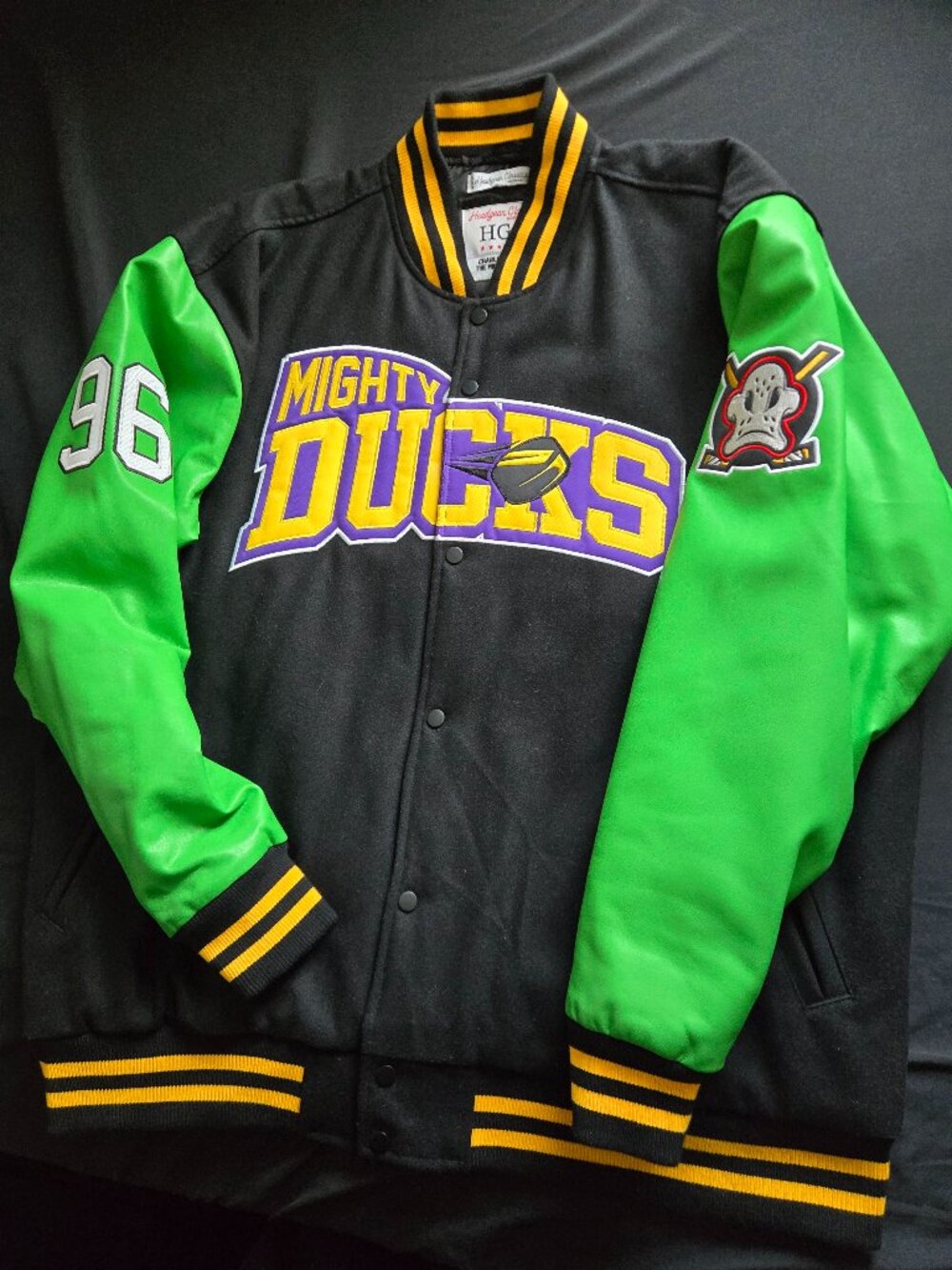 Headgear Classics Mighty Ducks Conway Varsity Jacket 5xl